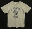 画像1: 80'S CHAMPION "SPARTANS" トリコタグ 88/12 染み込み三段プリント シングルステッチ 半袖 Tシャツ ヘザーグレー USA製 (VINTAGE)