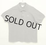 画像: 80'S CHEMISE LACOSTE ポロシャツ ダークグレー フランス製 (VINTAGE)