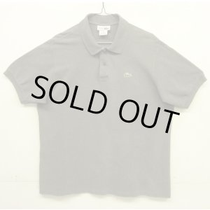 画像: 80'S CHEMISE LACOSTE ポロシャツ ダークグレー フランス製 (VINTAGE)
