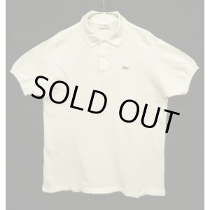 画像: 70'S CHEMISE LACOSTE ポロシャツ ホワイト フランス製 (VINTAGE)