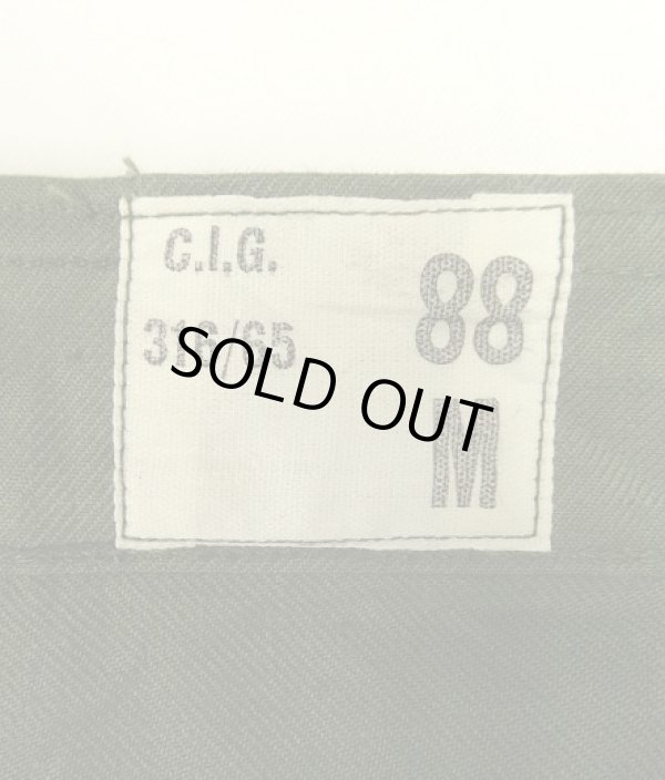 画像2: 60'S フランス空軍 AIR FORCE アジャスター付き メカニックパンツ AILEEジップ (DEADSTOCK)