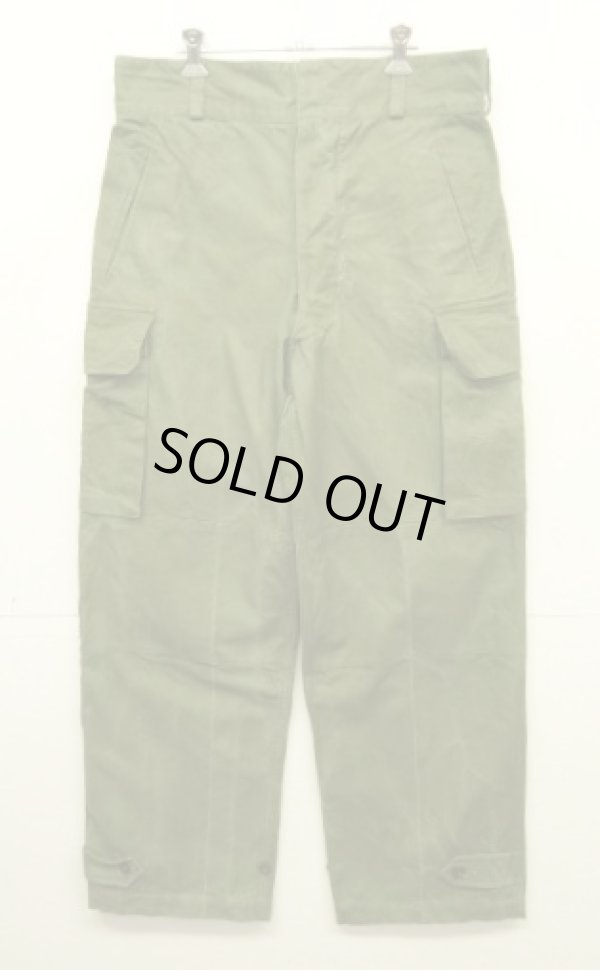 画像1: 50'S フランス軍 M47 フィールドパンツ 前期型 オリーブ 34 (VINTAGE)