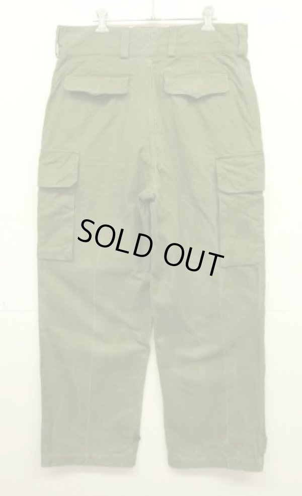 画像5: 50'S フランス軍 M47 フィールドパンツ 前期型 オリーブ 34 (VINTAGE)