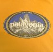 画像2: 90'S PATAGONIA "BENEFICIAL T'S" オーバルロゴ バックプリント 長袖 Tシャツ オレンジ USA製 (VINTAGE)