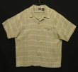 画像1: 00'S PATAGONIA ヘンプ100% 半袖 オープンカラーシャツ グレンチェック (VINTAGE)