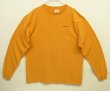 画像3: 90'S PATAGONIA "BENEFICIAL T'S" オーバルロゴ バックプリント 長袖 Tシャツ オレンジ USA製 (VINTAGE)