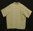 画像3: 00'S PATAGONIA ヘンプ100% 半袖 オープンカラーシャツ グレンチェック (VINTAGE)