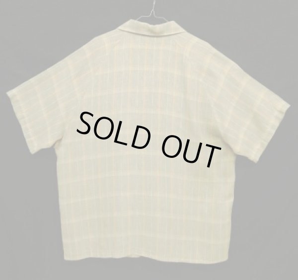 画像3: 00'S PATAGONIA ヘンプ100% 半袖 オープンカラーシャツ グレンチェック (VINTAGE)