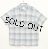 画像: PATAGONIA オーガニックコットン 半袖 A/Cシャツ オンブレチェック (USED)