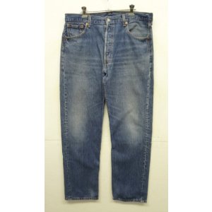 画像: 90'S LEVIS 501 デニム インディゴ W36L32 USA製 (VINTAGE)