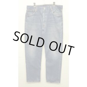 画像: 90'S LEVIS 501 デニム インディゴ W36L32 USA製 (VINTAGE)