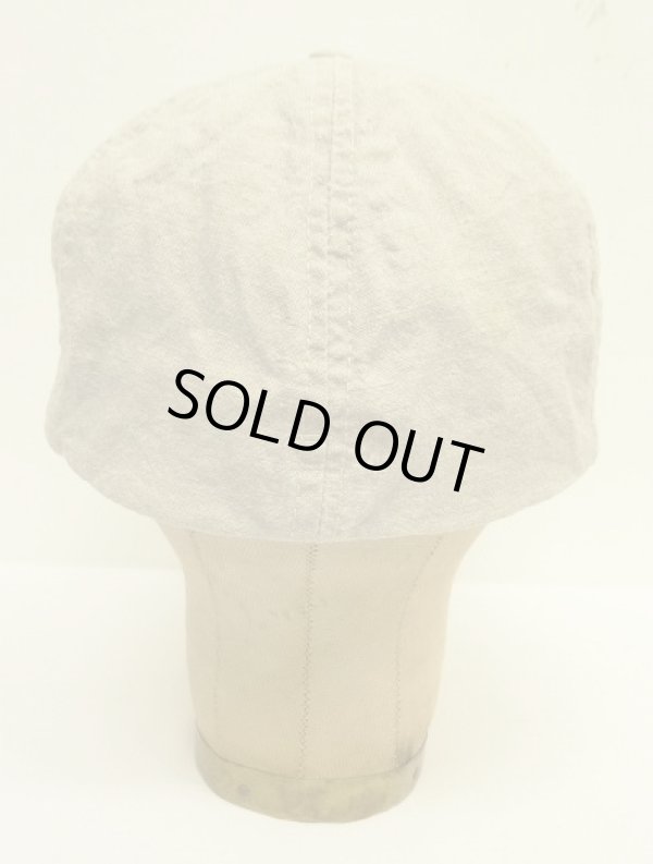 画像4: 90'S J.CREW 旧タグ 6パネル リネンキャップ ナチュラル USA製 (VINTAGE)