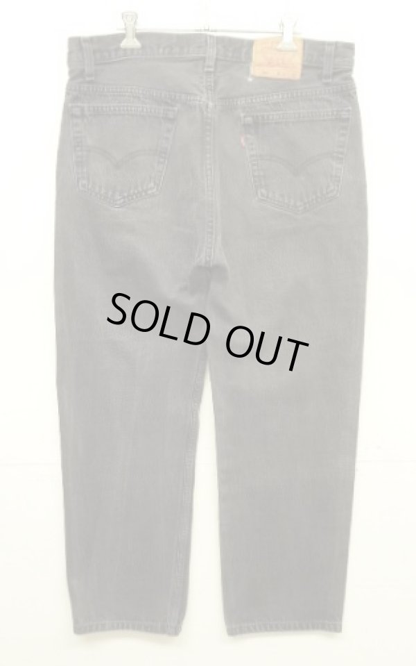 画像3: 90'S LEVIS 501 デニム ブラック USA製 W36L30 (VINTAGE)