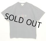 画像: 90'S J.CREW 旧タグ ロゴプリント 半袖 Tシャツ ブラック USA製 (VINTAGE)