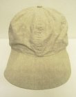 画像2: 90'S J.CREW 旧タグ 6パネル リネンキャップ ナチュラル USA製 (VINTAGE)
