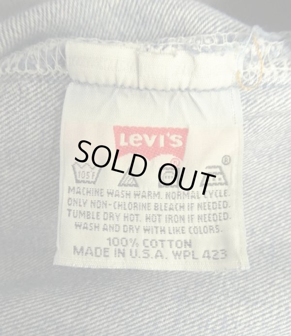画像2: 90'S LEVIS 501 デニム インディゴ W36L32 USA製 (VINTAGE)