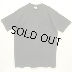 画像: 90'S BVD シングルステッチ 耳付きポケット 半袖 Tシャツ ブラック USA製 (VINTAGE)