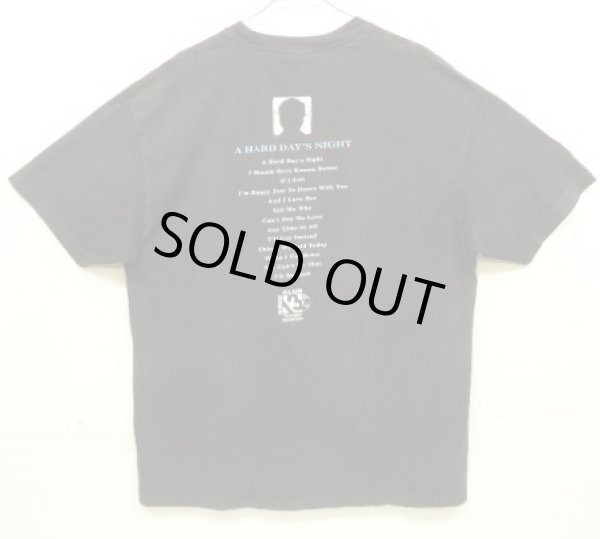 画像5: 90'S THE BEATLES "A HARD DAY'S NIGHT" 両面プリント 半袖 Tシャツ ブラック (VINTAGE)