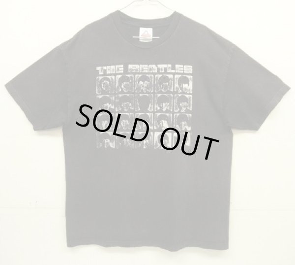 画像1: 90'S THE BEATLES "A HARD DAY'S NIGHT" 両面プリント 半袖 Tシャツ ブラック (VINTAGE)