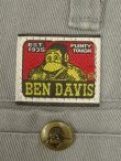 画像6: BEN DAVIS "FRISCO PANTS" トップスナップボタン フリスコパンツ グレー USA製 (VINTAGE)