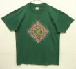 画像1: 90'S RUSTED ROOT シングルステッチ 両面プリント 半袖 Tシャツ グリーン USA製 (VINTAGE)