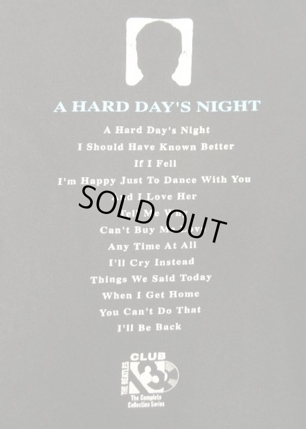 画像6: 90'S THE BEATLES "A HARD DAY'S NIGHT" 両面プリント 半袖 Tシャツ ブラック (VINTAGE)