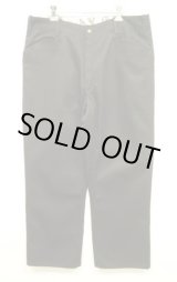 画像: BEN DAVIS "FRISCO PANTS" トップスナップボタン フリスコパンツ ブラック (VINTAGE)
