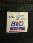 画像2: 90'S BVD シングルステッチ 耳付きポケット 半袖 Tシャツ ブラック USA製 (VINTAGE)