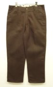 画像1: BEN DAVIS "FRISCO PANTS" トップスナップボタン フリスコパンツ ブラウン (VINTAGE)