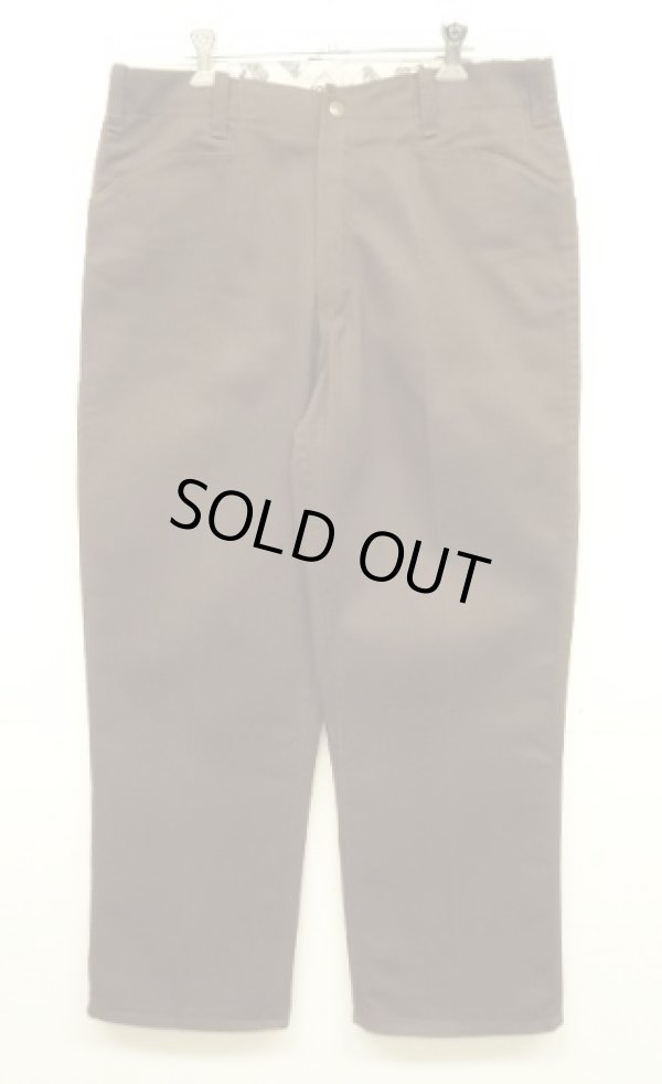 画像1: BEN DAVIS "FRISCO PANTS" トップスナップボタン フリスコパンツ ブラウン (VINTAGE)