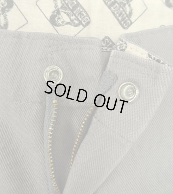 画像4: BEN DAVIS "FRISCO PANTS" トップスナップボタン フリスコパンツ グレー USA製 (VINTAGE)