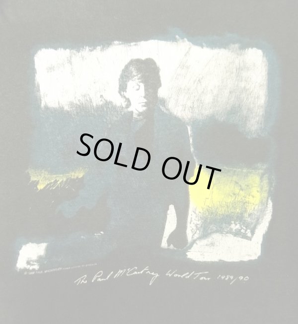 画像3: 80'S PAUL McCARTNEY "WORLD TOUR 1989/90" シングルステッチ 半袖 Tシャツ ブラック USA製 (VINTAGE)