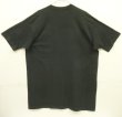 画像4: 90'S BVD シングルステッチ 耳付きポケット 半袖 Tシャツ ブラック USA製 (VINTAGE)