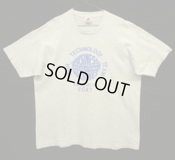 画像3: 90'S IBM シングルステッチ 両面プリント 半袖 Tシャツ アッシュグレー USA製 (VINTAGE)