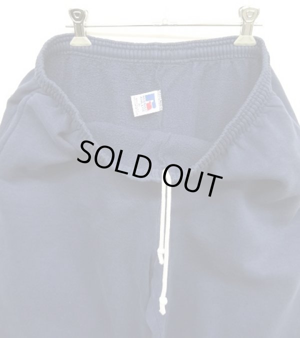 画像3: 90'S RUSSELL ATHLETIC ドローコード付き スウェットパンツ ネイビー USA製 (VINTAGE)