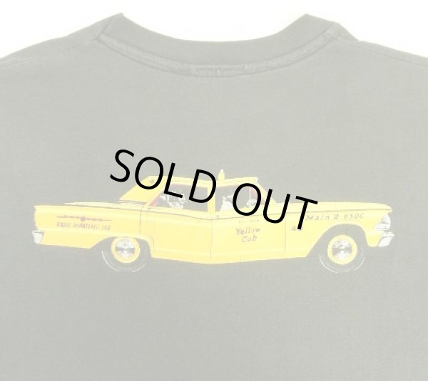 画像5: 90'S YELLOW CAB シングルステッチ 両面プリント 半袖 Tシャツ ブラック USA製 (VINTAGE)