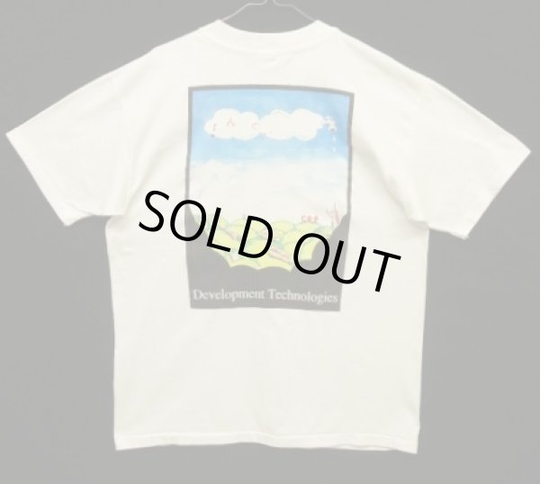 画像1: 90'S AT & T シングルステッチ 両面プリント 半袖 Tシャツ ホワイト USA製 (VINTAGE)