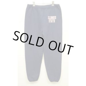 画像: 90'S RUSSELL ATHLETIC ”ILLINOIS STATE" ドローコード付き スウェットパンツ ネイビー USA製 (VINTAGE)