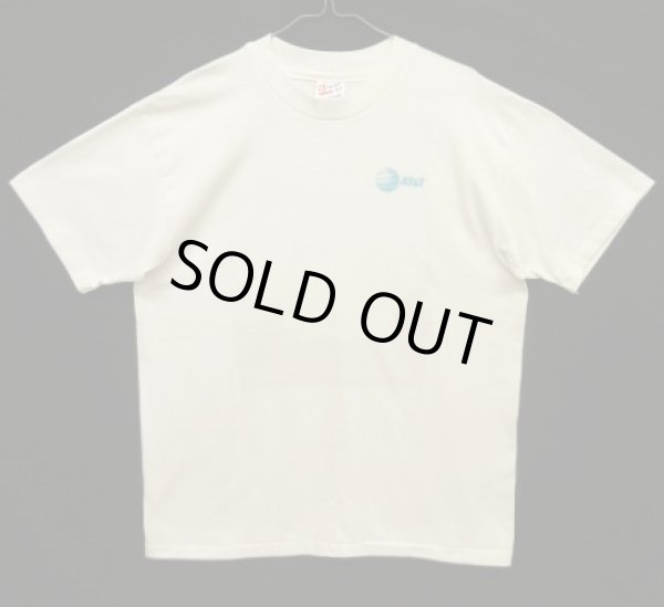 画像3: 90'S AT & T シングルステッチ 両面プリント 半袖 Tシャツ ホワイト USA製 (VINTAGE)