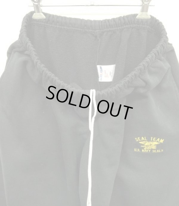 画像3: 00'S JERZEES "US NAVY SEALS" ドローコード付き スウェットパンツ ブラック (VINTAGE)