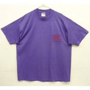 画像: 90'S NYC (NEW YORK & COMPANY) シングルステッチ 半袖 Tシャツ パープル USA製 (VINTAGE)