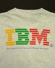 画像2: 90'S IBM シングルステッチ 両面プリント 半袖 Tシャツ アッシュグレー USA製 (VINTAGE)