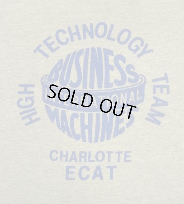 画像5: 90'S IBM シングルステッチ 両面プリント 半袖 Tシャツ アッシュグレー USA製 (VINTAGE)