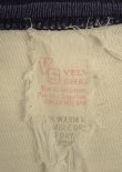画像2: 70'S VELVA SHEEN "HNCC" 染み込みプリント シングルステッチ ベースボールTシャツ ホワイト/ネイビー USA製 (VINTAGE)