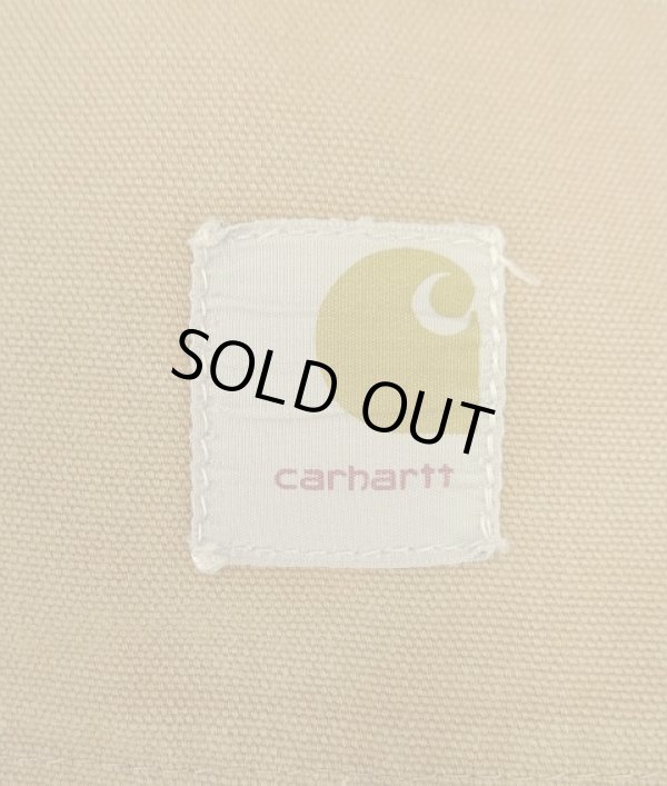 画像7: 70'S CARHARTT プリントタグ トップスナップボタン ダブルニー ダックペインターパンツ ブラウン SCOVILLジップ USA製 (VINTAGE)