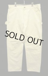 画像: 80'S DICKIES チビタグ ペインターパンツ ホワイト 42TALONジップ W38L32 USA製 (VINTAGE)