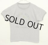 画像: 70'S BOURBON STREET シングルステッチ 半袖 リンガー Tシャツ ヘザーグレー (VINTAGE)