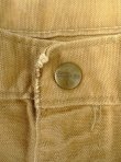 画像3: 70'S CARHARTT プリントタグ トップスナップボタン ダック/ナイロン ペインターパンツ ブラウン 42TALONジップ USA製 (VINTAGE)