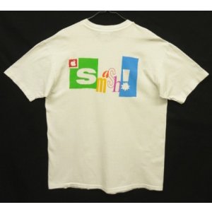 画像: 80'S APPLE "SMASH!" シングルステッチ 両面プリント 半袖 Tシャツ ホワイト USA製 (VINTAGE)