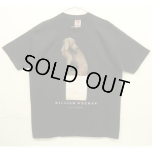 画像: 90'S WILLIAM WEGMAN "IN THE BOX" FOTOFOLIO シングルステッチ 半袖 Tシャツ ブラック USA製 (MINT CONDITION)